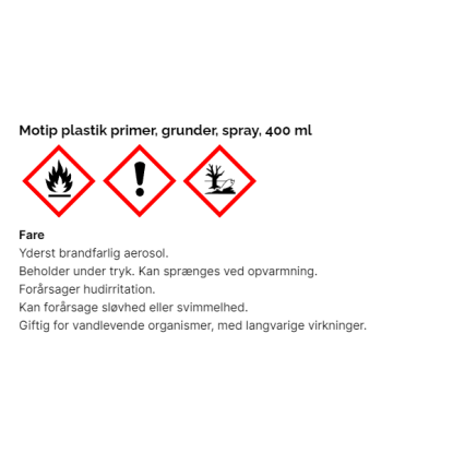 Motip plastik primer, grunder, spray, 400 ml