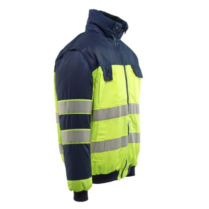 MASCOT SAFE IMAGE Livigno pilotjakke, hi-vis gul/marine