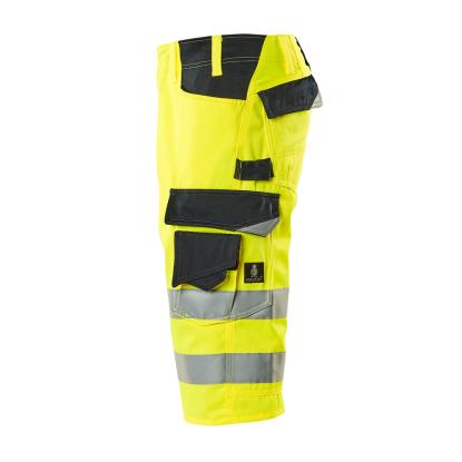 MASCOT SAFE SUPREME Luton arbejdsshorts, hi-vis gul/mørk marine
