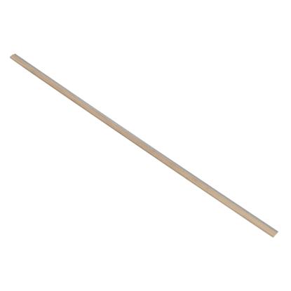I-Wood afslutningsliste til akustikpanel, hvid olieret, grå filt og lys kerne, egefiner, 16 x 42 mm