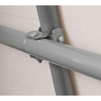 ShelterLogic drivhus, hvid - 18,3 m²