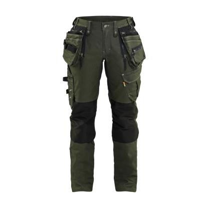 Blåkläder 7990 dame håndværker buks stretch x1900, skovgrøn/sort