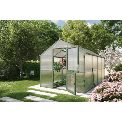 KGT Iris IV drivhus, grangrøn, 10 m²