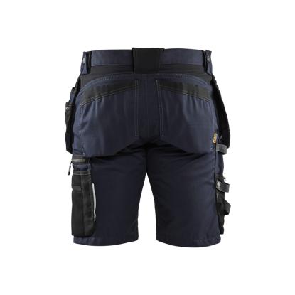Blåkläder 1598 håndværker shorts med stretch, mørk marineblå/sort