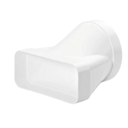 JG Nordic adapter, rund til flad, Ø150/89 x 222 mm