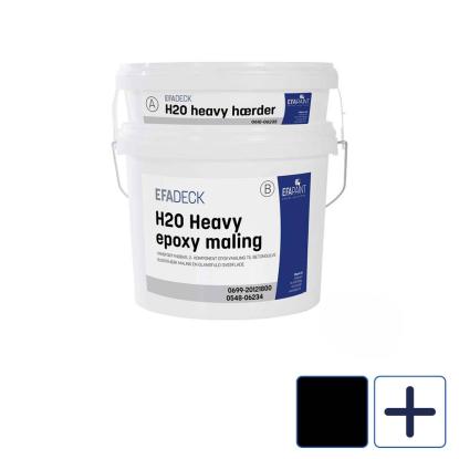 EFAdeck ® H2O heavy, sort, med hærder