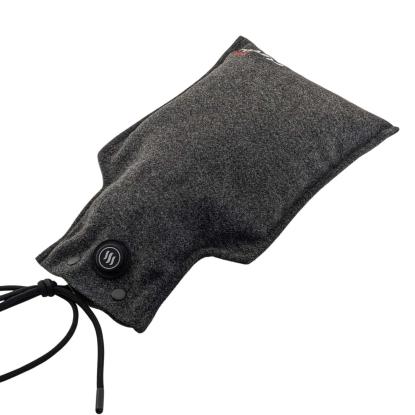 Glovii varmepude med justerbar varmeeffekt, GHW1, kompatibel med enhver 2A powerbank, grå