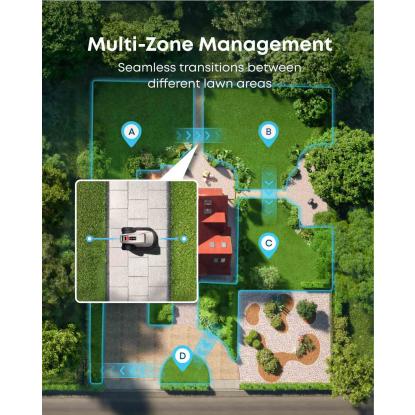 eufy E15 robotplæneklipper uden kanttråd - 800 m²