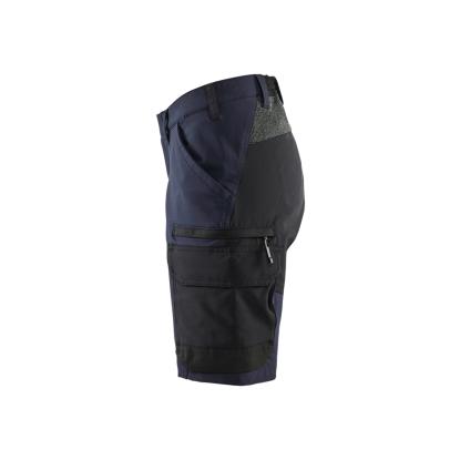 Blåkläder 7123 dame service shorts 4-vejs stretch, mørk marineblå/sort