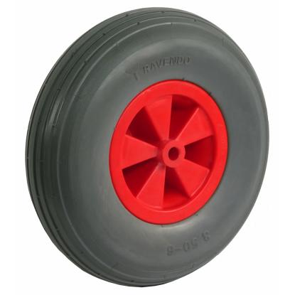 Ravendo TG 13 PUR hjul, 3,50 x 6, sort - 13"