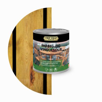 Trip Trap møbel- og vinduesolie, natur - 750 ml