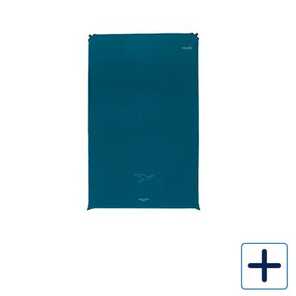 easy camp Skylark liggeunderlag med luft, double, blå, 120 x 193 cm