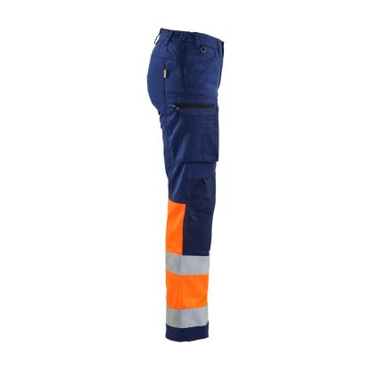 Blåkläder 7161 dame high vis buks med stretch, marineblå/hi-vis orange
