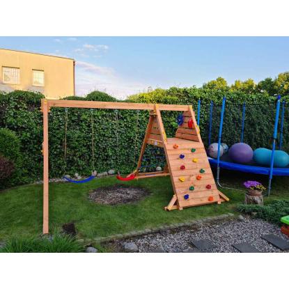 Fungoo Spider Red King gynge/klatrestativ, 364 x 252 x 210 cm