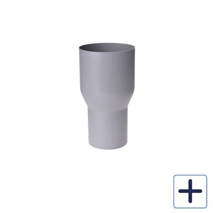 Plastmo overgang, PVC, grå