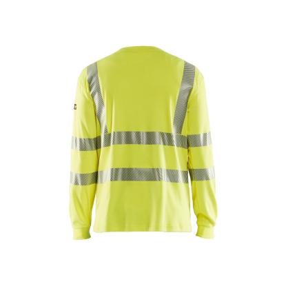 Blåkläder 3481 multinorm t-shirt lang ærme inherent, hi-vis gul