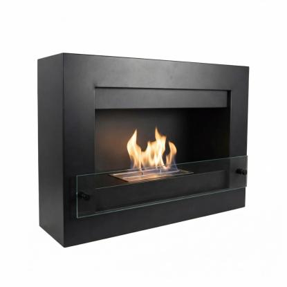 ScandiFlames Nebraska biopejs, vægmodel, sort