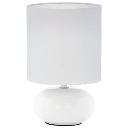 EGLO TRONDIO bordlampe, H27 cm, E14, hvid