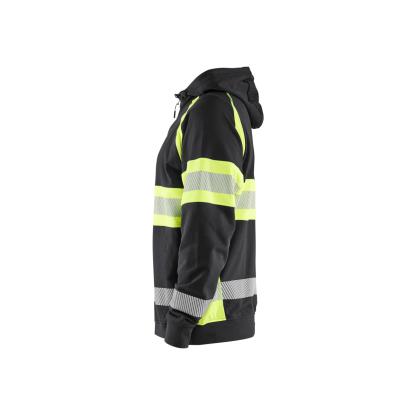 Blåkläder 3552 high vis hættetrøje, sort/hi-vis gul