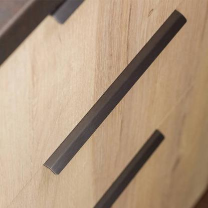 Beslag Design Curve greb, 128 mm, mat sort