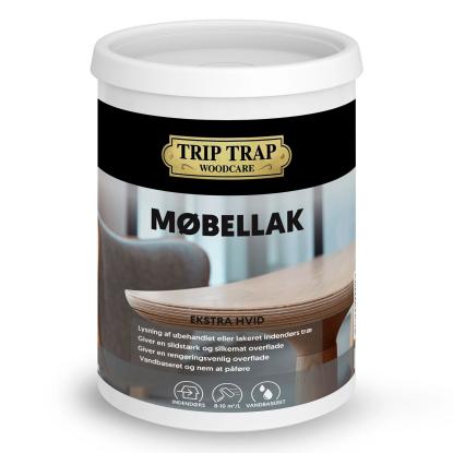 Trip Trap møbellak, ekstra hvid - 750 ml