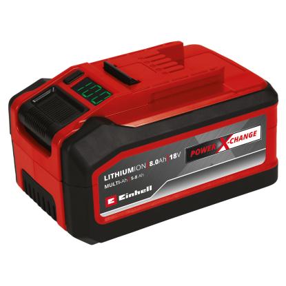 Einhell Power-X-Change PLUS batteri, 18V/5,0-8,0 Ah