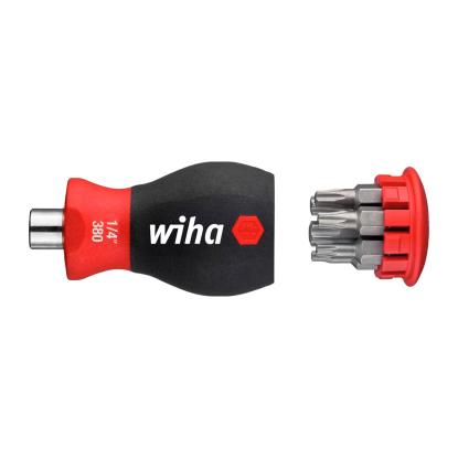Wiha Stubby magnetisk skruetrækker med bitsmagasin, torx - 6 dele