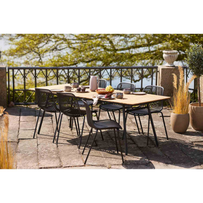 Branson stabelbar havestol, sort