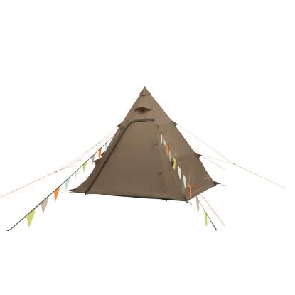 easy camp Otra Tipi til 4 personer, mørk sandfarve