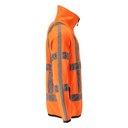 MASCOT ACCELERATE SAFE fleecetrøje med lynlås, hi-vis orange