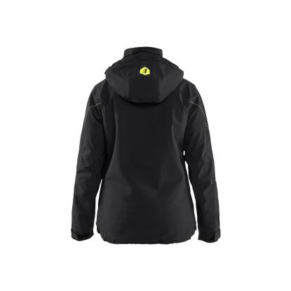 Blåkläder 4408 dame letforet vinterjakke 4-vejs stretch, sort/hi-vis gul