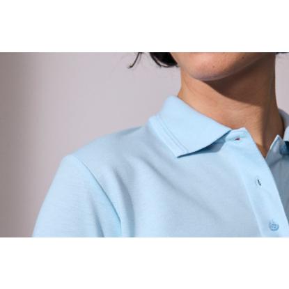 ID 0521 poloshirt, klassisk, dame, lys blå