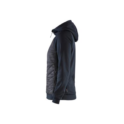 Blåkläder 3464 dame hybrid sweatshirt, mørk marineblå/sort