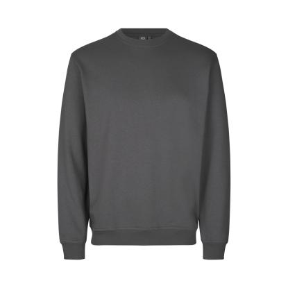 ID PRO Wear CARE 0380 sweatshirt, ubørstet, silver grey