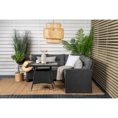 Venture Design Watford hjørnesofasæt, sort