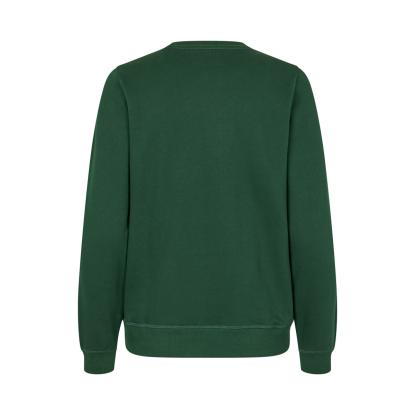 ID 0683 sweatshirt, økologisk, dame, flaskegrøn