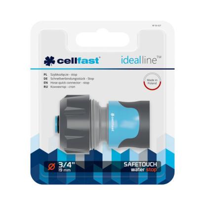 Cellfast CELLPRO slangekobling med stop, 3/4"