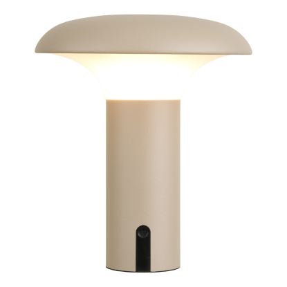Ramsey LED lampe, H21,5 cm, beige