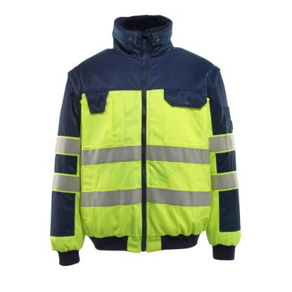 MASCOT SAFE IMAGE Livigno pilotjakke, hi-vis gul/marine