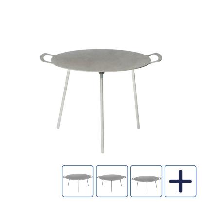 Muurikka stegeplade med ben inkl. opbevaringspose