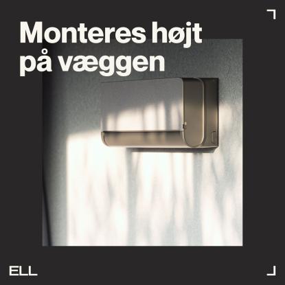 ELL Front Boost luft-til-luft varmepumpe med Wi-Fi, 5,28 kW, silver, 130 m²