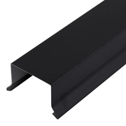 Sternkapsel, 36 mm lige, sort