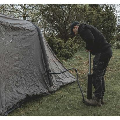 easy camp Senja 4 Air tunneltelt til 4 personer, brun