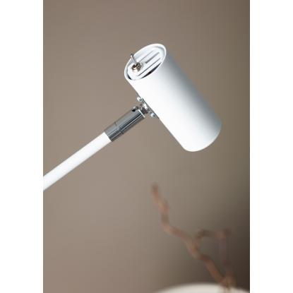 Belid Cato LED gulvlampe, H100-133 cm, GU4, dæmpbar, mat hvid