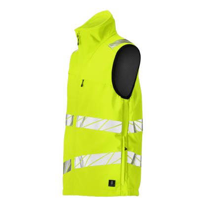 MASCOT ACCELERATE SAFE softshell vest, hi-vis gul