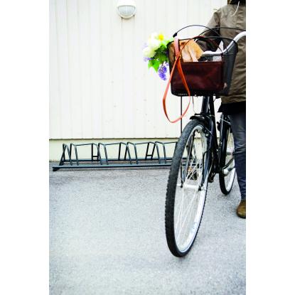Varax cykelstativ med 5 pladser, sort