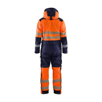 Blåkläder 6725 high vis vinter kedeldragt, hi-vis orange/marineblå