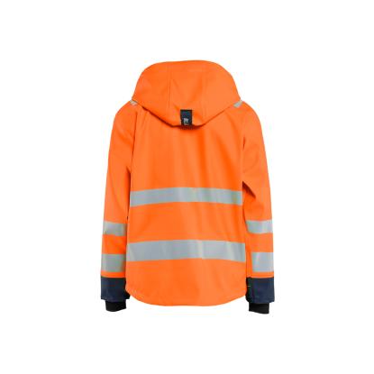 Blåkläder 4327 high vis regnjakke level 3, hi-vis orange/marineblå