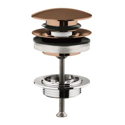GROHE push-open bundventil, 1 1/4", Ø64 mm, børstet warm sunset kobber