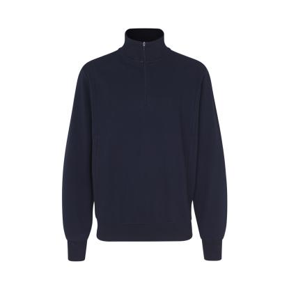 ID 0603 sweatshirt med lynlås, navy